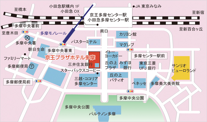 試験会場案内図 多摩商工会議所